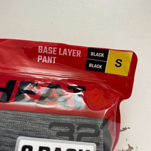 NEW 32 Degrees Heat Mens S 2 Pack Base Layer Pant S Black Soft Quick Dry - Picture 5 of 8